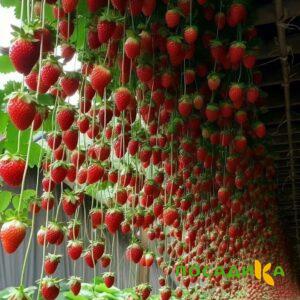 Клубника ампельная Анастасия купить по цене от 370р. в интернет-магазине «Посадика» с доставкой почтой в в Мглине и по всей России – [изображение №1].